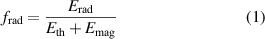 Equation (1)