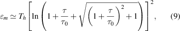 Equation (9)