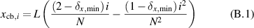 Equation (B.1)