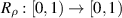 $R_\rho:[0,1)\to[0,1)$