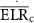 $\mathop {{{\overline {{\text{ELR}}} }_{\text{c}}}}\limits^. $
