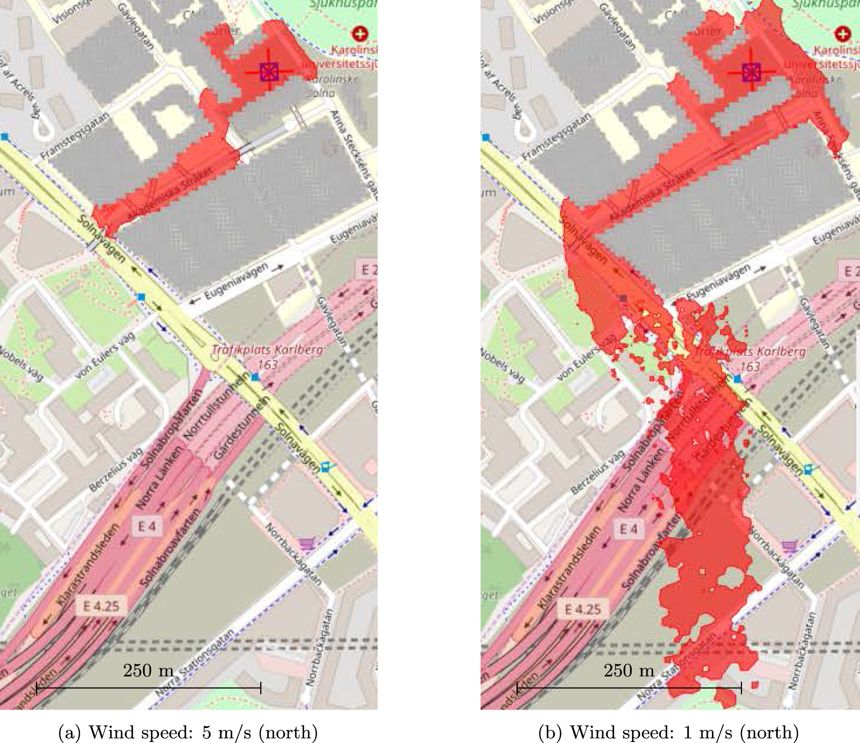 Simulation of the distribution of radioactive materials in urban areas ...