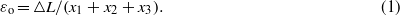 Equation (1)