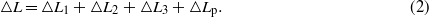 Equation (2)