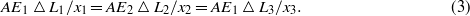 Equation (3)
