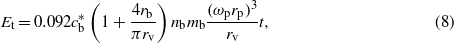 Equation (8)