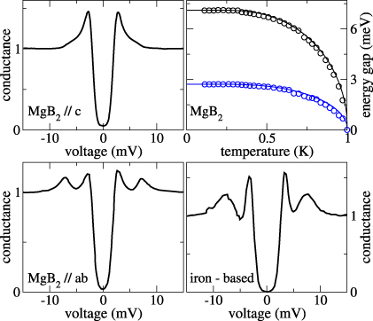A review of two-band superconductivity: materials and effects on