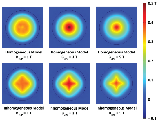 Modelling and comparison of trapped fields in (RE)BCO bulk ...