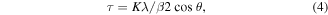 Equation (4)