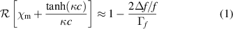 Equation (1)