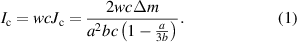 Equation (1)