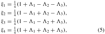 Equation (5)
