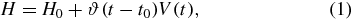 Equation (1)