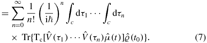 Equation (7)