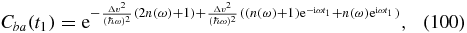 Equation (100)