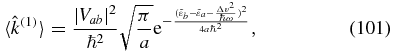 Equation (101)
