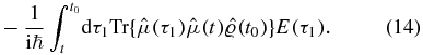 Equation (14)