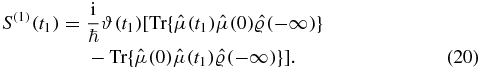 Equation (20)