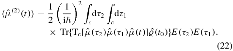Equation (22)
