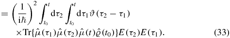 Equation (33)