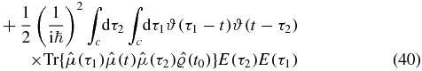 Equation (40)