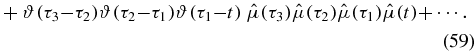 Equation (59)