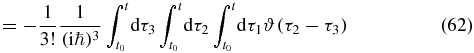 Equation (62)
