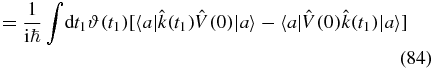 Equation (84)