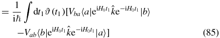 Equation (85)