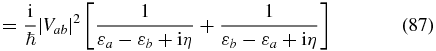 Equation (87)
