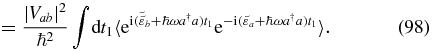 Equation (98)