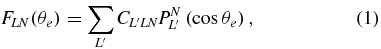Equation (1)