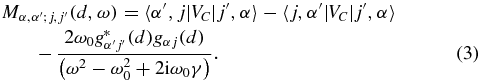 Equation (3)