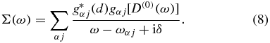 Equation (8)