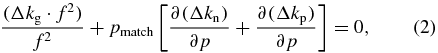 Equation (2)