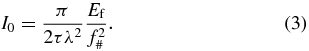 Equation (3)