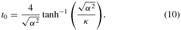 Equation (10)
