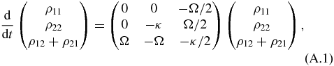 Equation (A.1)