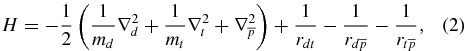 Equation (2)