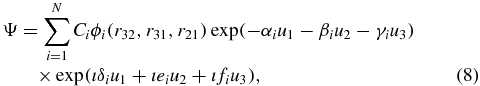 Equation (8)
