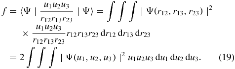 Equation (19)