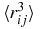 $\langle r^3_{ij} \rangle$