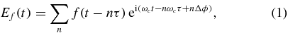 Equation (1)