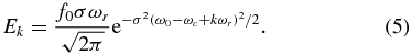 Equation (5)