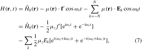 Equation (7)