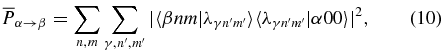 Equation (10)