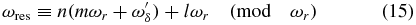 Equation (15)