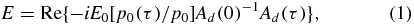 Equation (1)