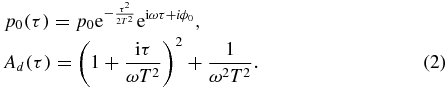 Equation (2)