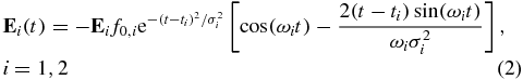 Equation (2)